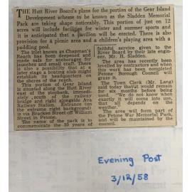 The Hutt River Board's plans ...