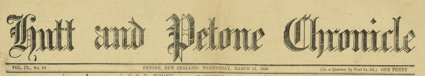 Hutt &amp; Petone Chronicle 
