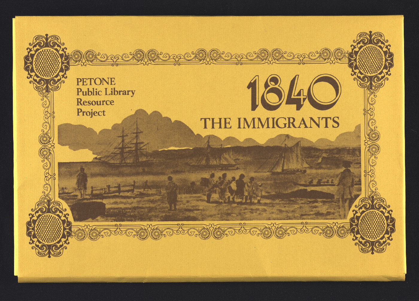 Petone Public Library Resource Project : 1840 The Immigrants